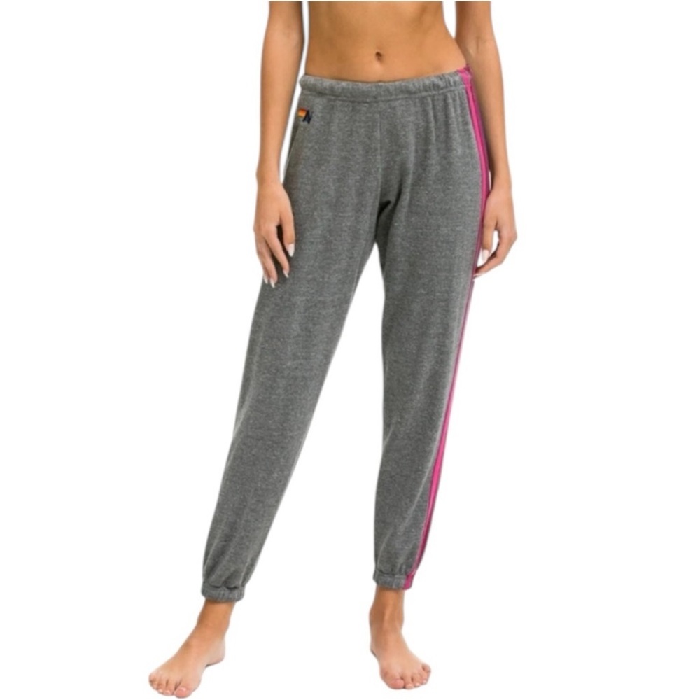Aviator nation 5 stripe sweatpants